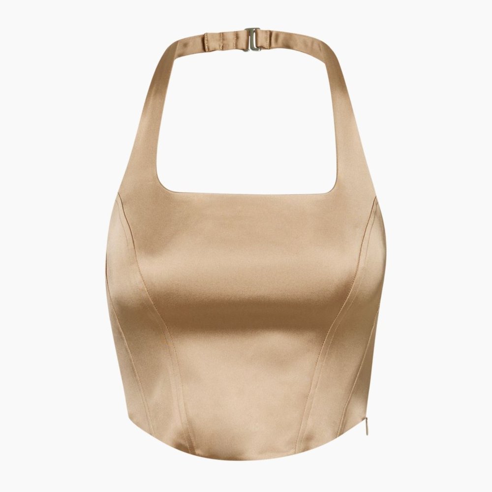 Aritzia Wilfred Dusk Halter Top